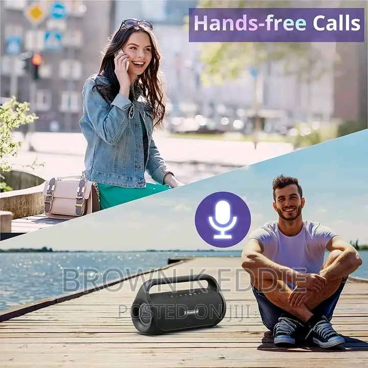 BT 5.3 Beat-Driven Light Show Portable Speaker