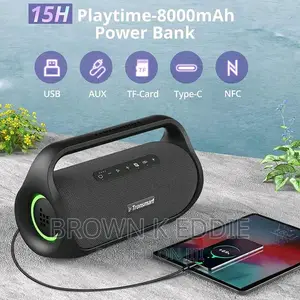 BT 5.3 Beat-Driven Light Show Portable Speaker