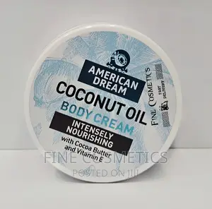 American Dream Coconut Oil Cream | Moisturising Body Butter
