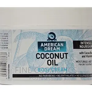 American Dream Coconut Oil Cream | Moisturising Body Butter