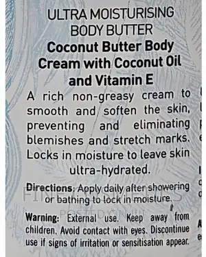 American Dream Coconut Oil Cream | Moisturising Body Butter