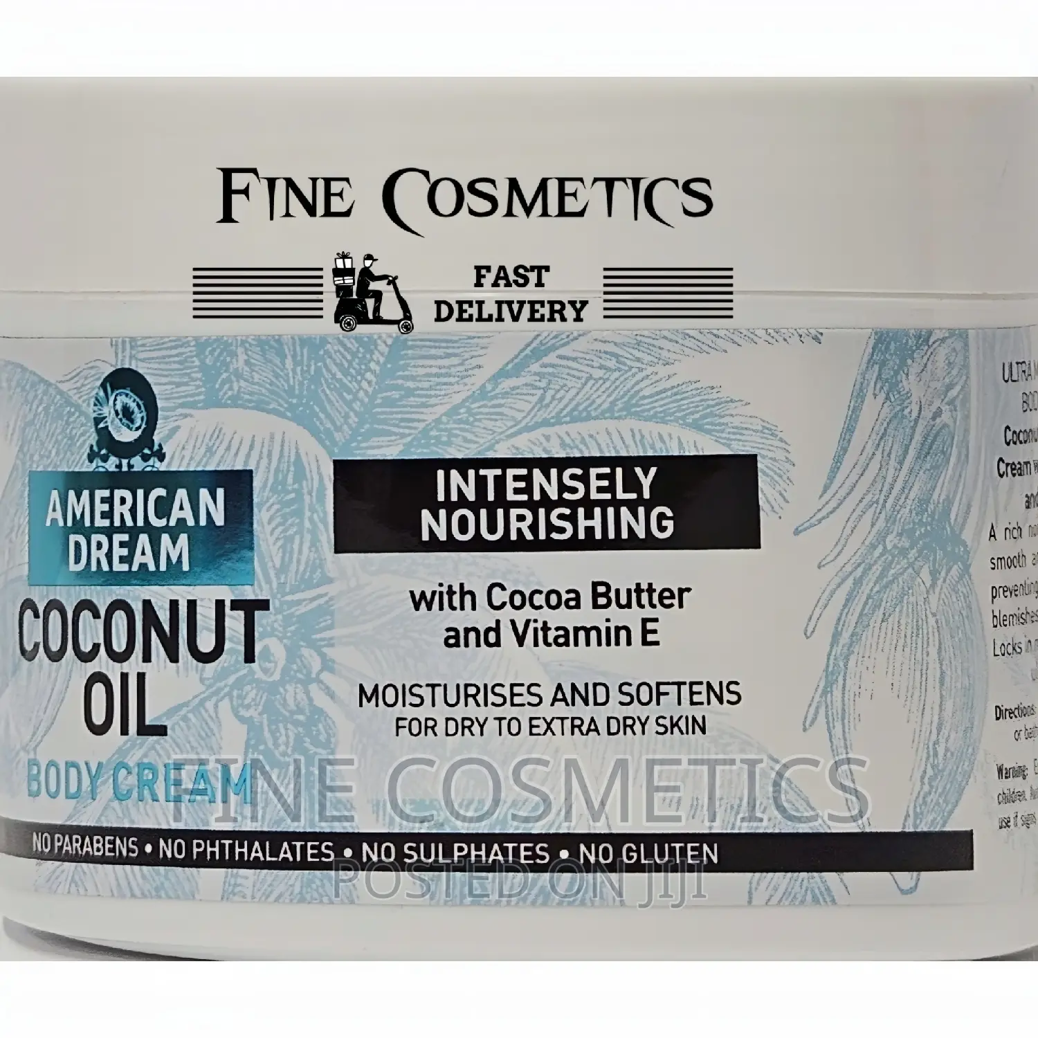 American Dream Coconut Oil Cream | Moisturising Body Butter