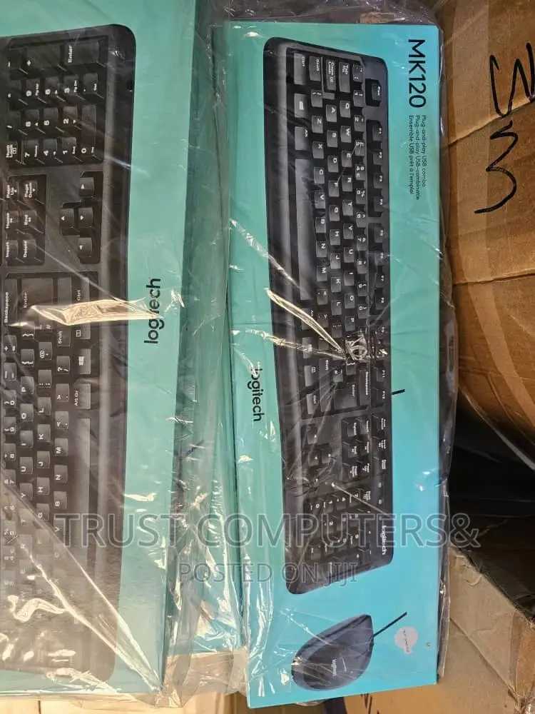 Logitech Mk120 Wired Combo Original