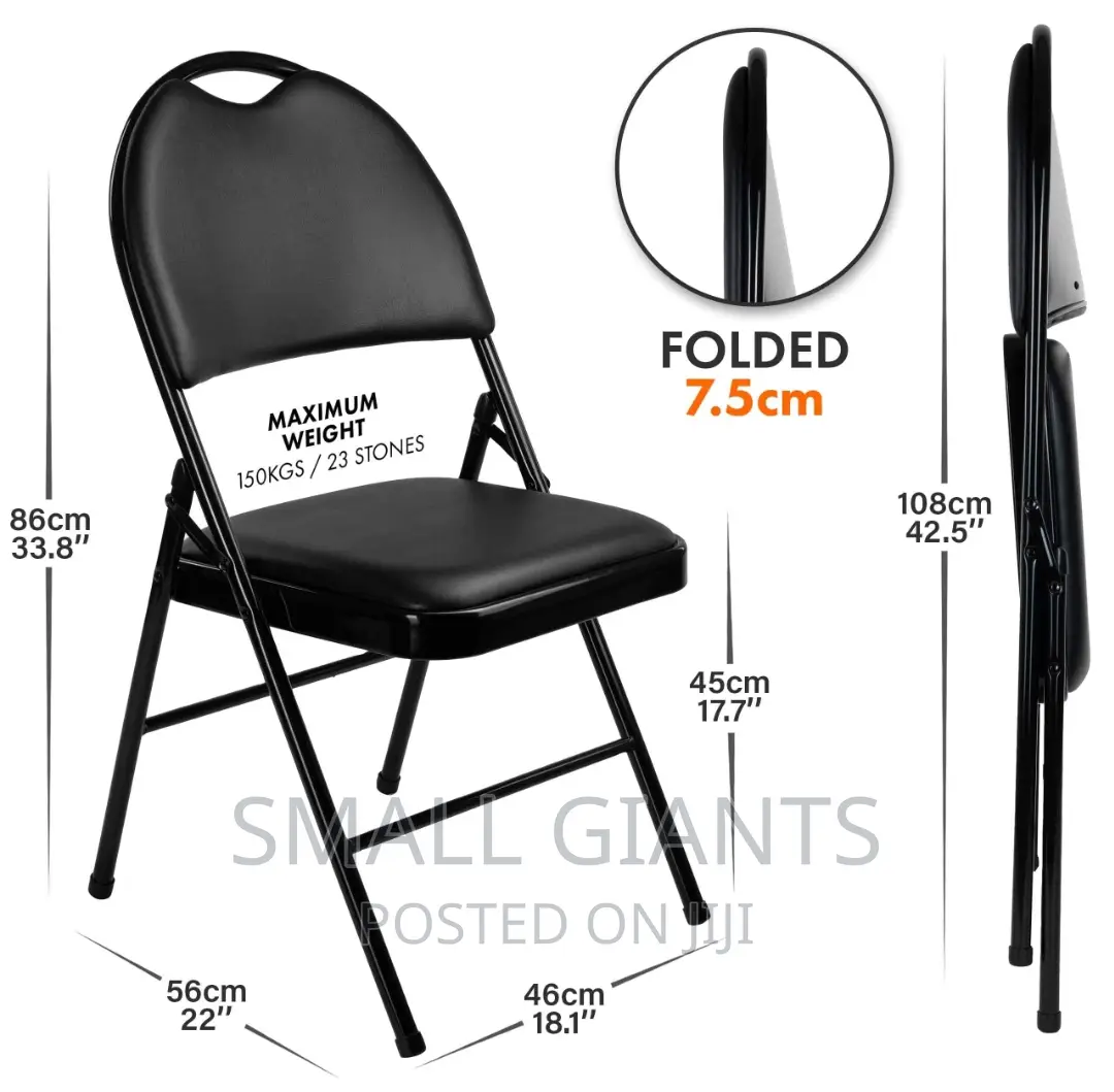Metallic Executive Foldable Chair