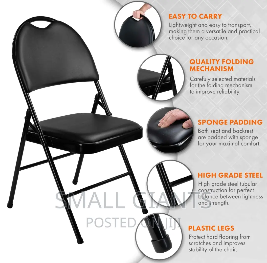 Metallic Executive Foldable Chair