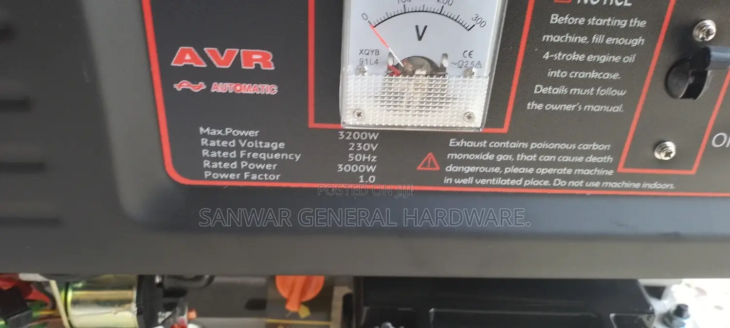 RWD-5200a-Edon Generator (3.3kva) Petrol (Key Starter/Manual)