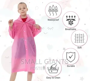 Portable Toddler Raincoat With Hood