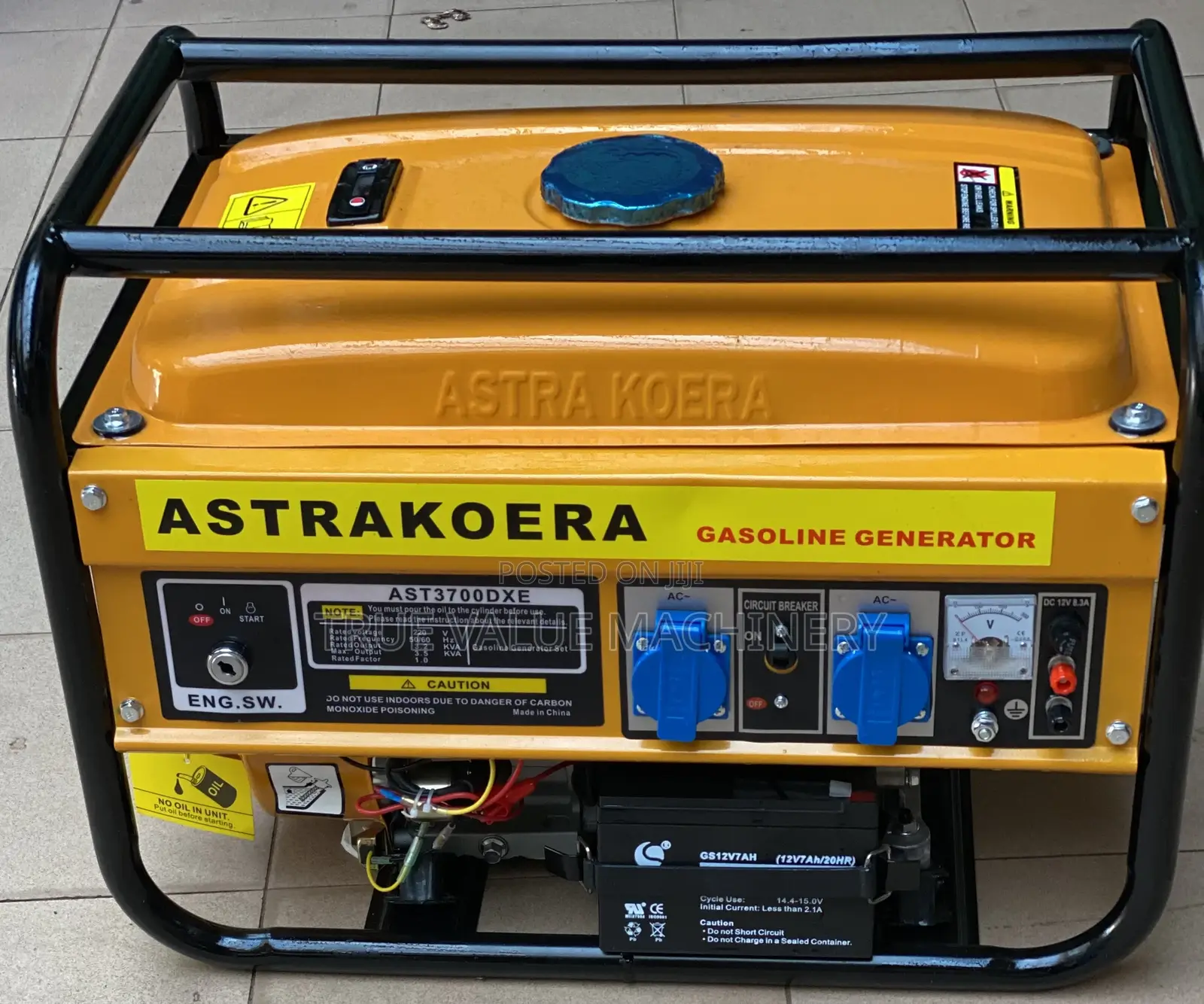 Generator Astrakoera 3.5 Kva Key Start
