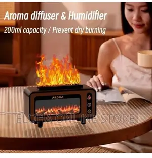 TV Fireplace Flame Aromatherapy Air Humidifier