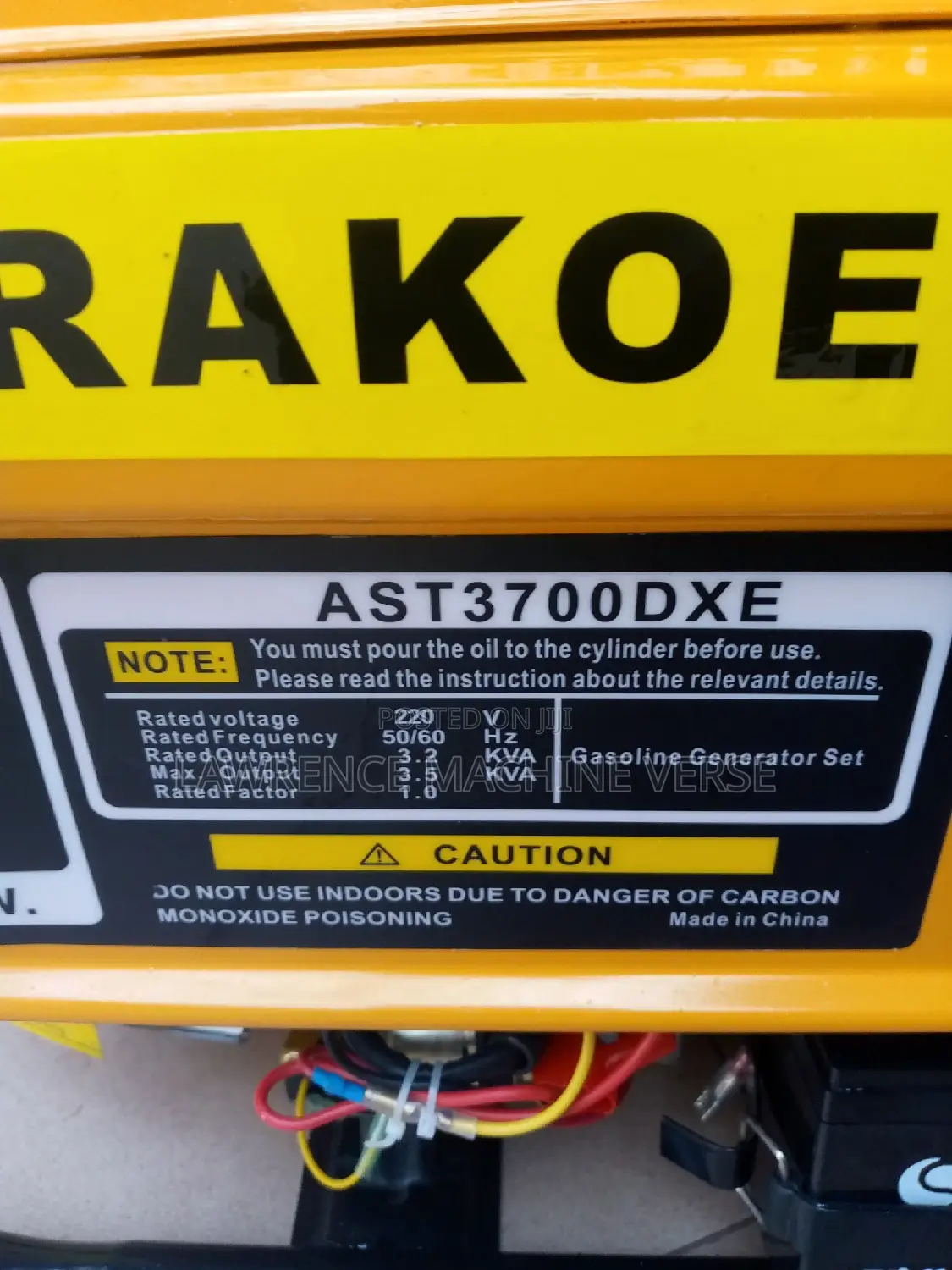 Gasoline Generator 3.5KV