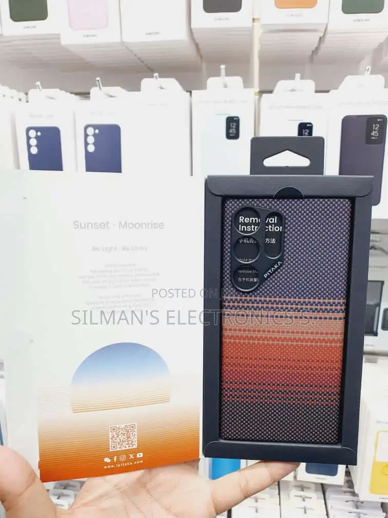 Pitaka Case Less Thin for GALAXY S24 Ultra Brown