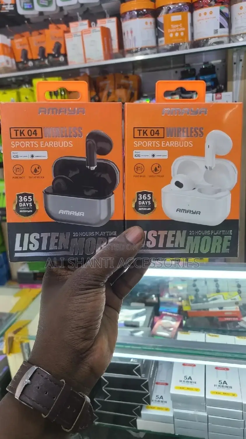 Wireless Sports Earbud/Amaya Wireless Air Pods/Super Bass