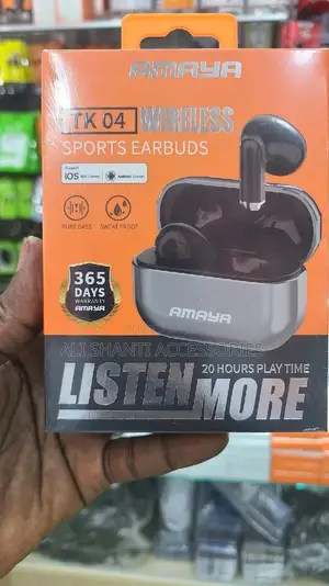 Wireless Sports Earbud/Amaya Wireless Air Pods/Super Bass