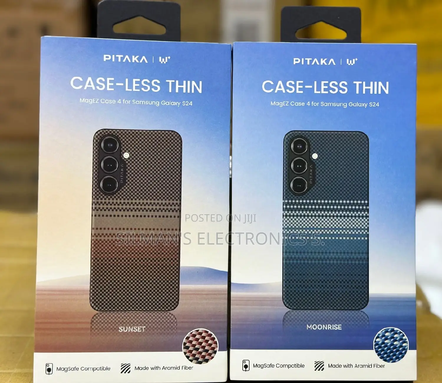 Pitaka Case Less Thin for Samsung GALAXY S24 Moonrise Color