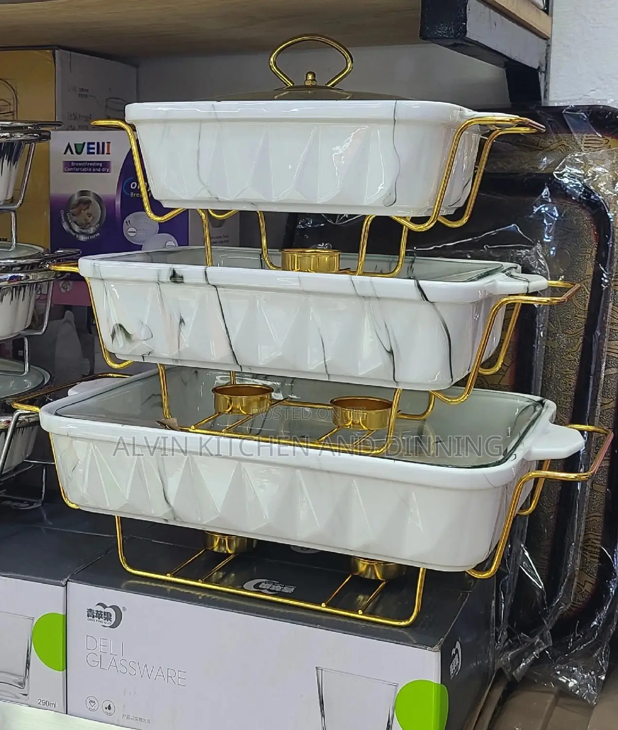 Chaffing Dish a Set of 3pcs