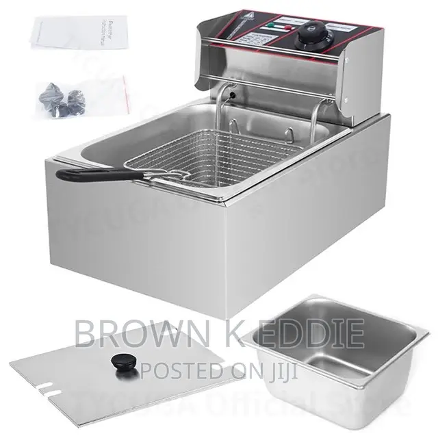 6L Commercial Electric Fryer Stainless Steel Deep Fryer