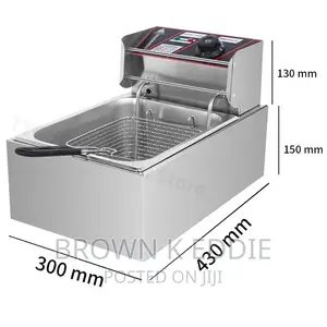 6L Commercial Electric Fryer Stainless Steel Deep Fryer