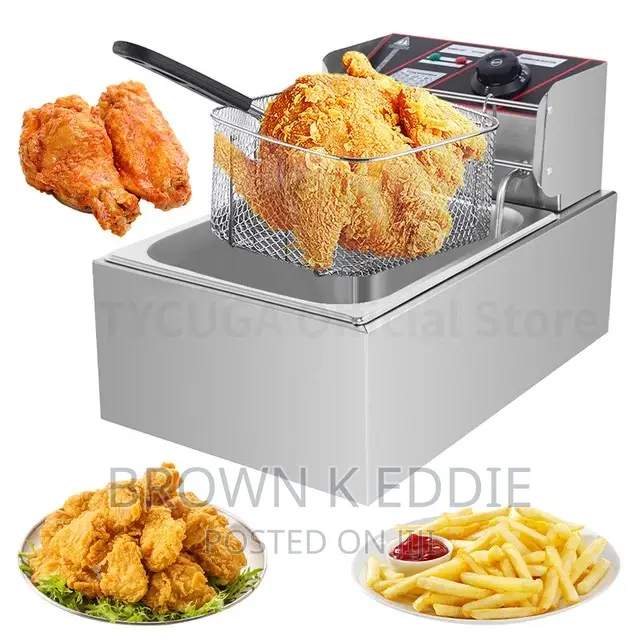 6L Commercial Electric Fryer Stainless Steel Deep Fryer
