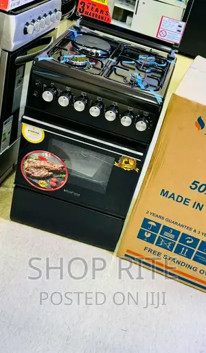 Blueflame 3gas 1electric Cookers Black 50by60