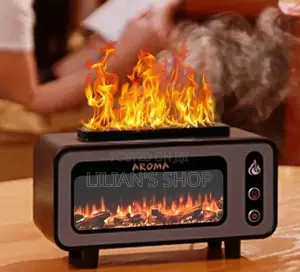 7 Colour Fireplace Flame Aromatherapy Air Humidifier