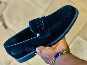 Original Men’S Billionaire Black Suede Loafers