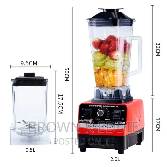 4500W High Power Smoothie Blender BPA Free 2.0L and 0.5L