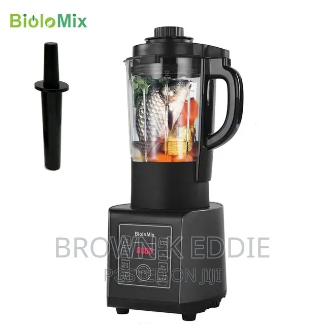 1.75L Glass Jar Digital Cooking Blender Hot Soup Maker Mixer