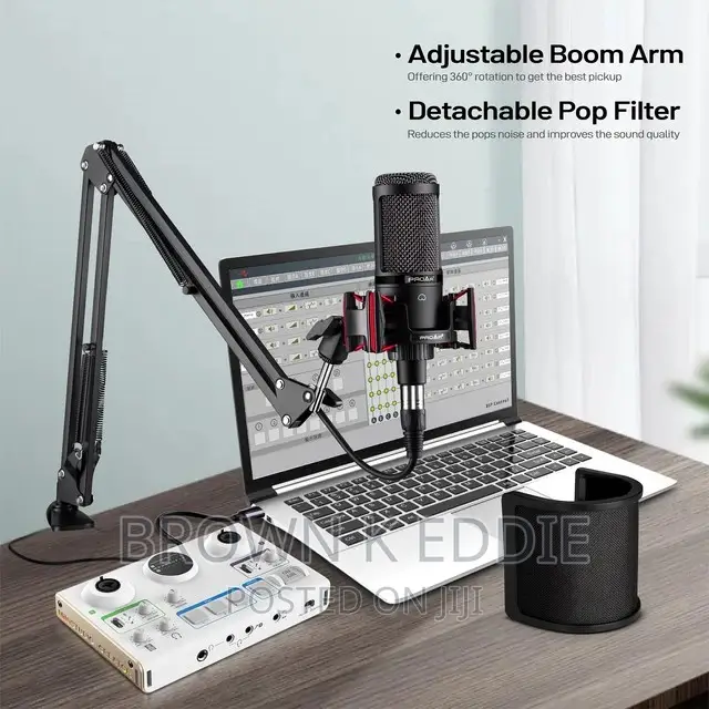Professional Condenser Microphone XLR Cardioid Studios