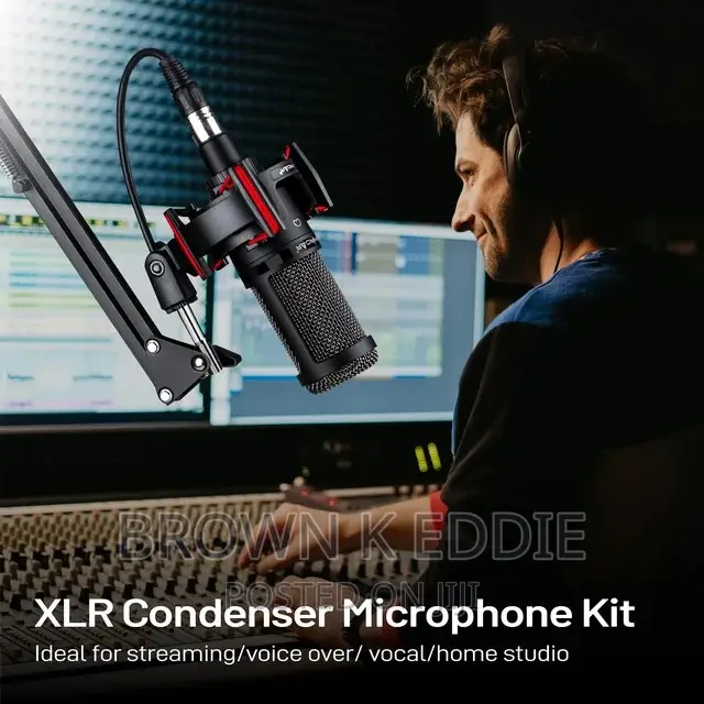Professional Condenser Microphone XLR Cardioid Studios