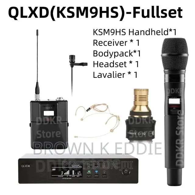 Fullset UHF Diversity Wireless Microphone System Karaoke