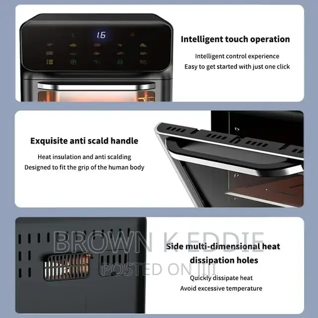 Smart Electric Air Fryer Large Capacity Convection
