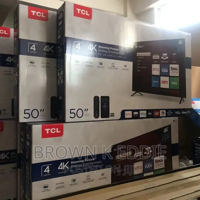 TCL UHD Flat-Screen TV Screen 50-Inch Smart TV Android