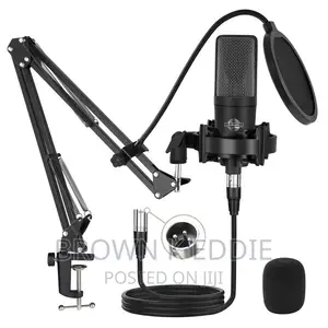 Professional Condenser XLR Microphone Cardioid Podcast Mic