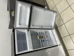 CHIQ 150 Liters Double Door Fridge Black