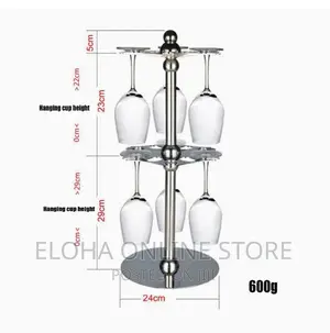 Double Rotating Glass Holder