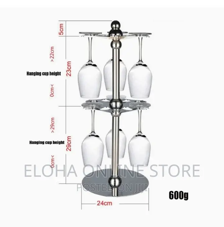 Double Rotating Glass Holder