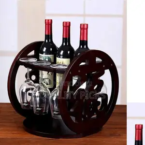 Brand Wooden Wine Bottle Holder