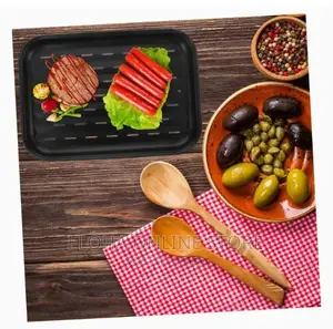 3 PCS of Melamin Non - Slip Serving Trays