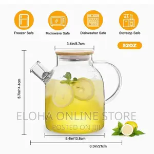 Glass Heat Resistant Tea Pot