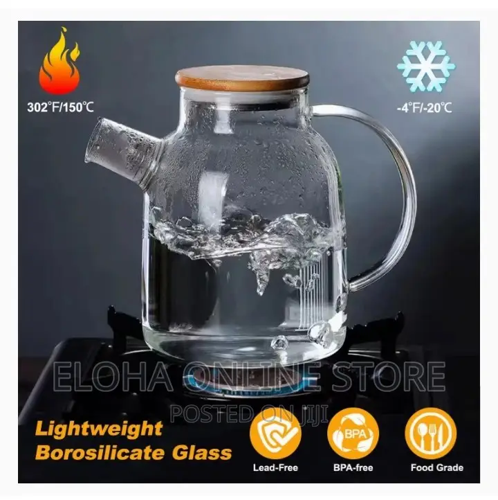 Glass Heat Resistant Tea Pot