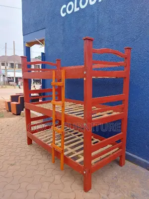 Triple Decker Bed ( Lovey Hardwood)