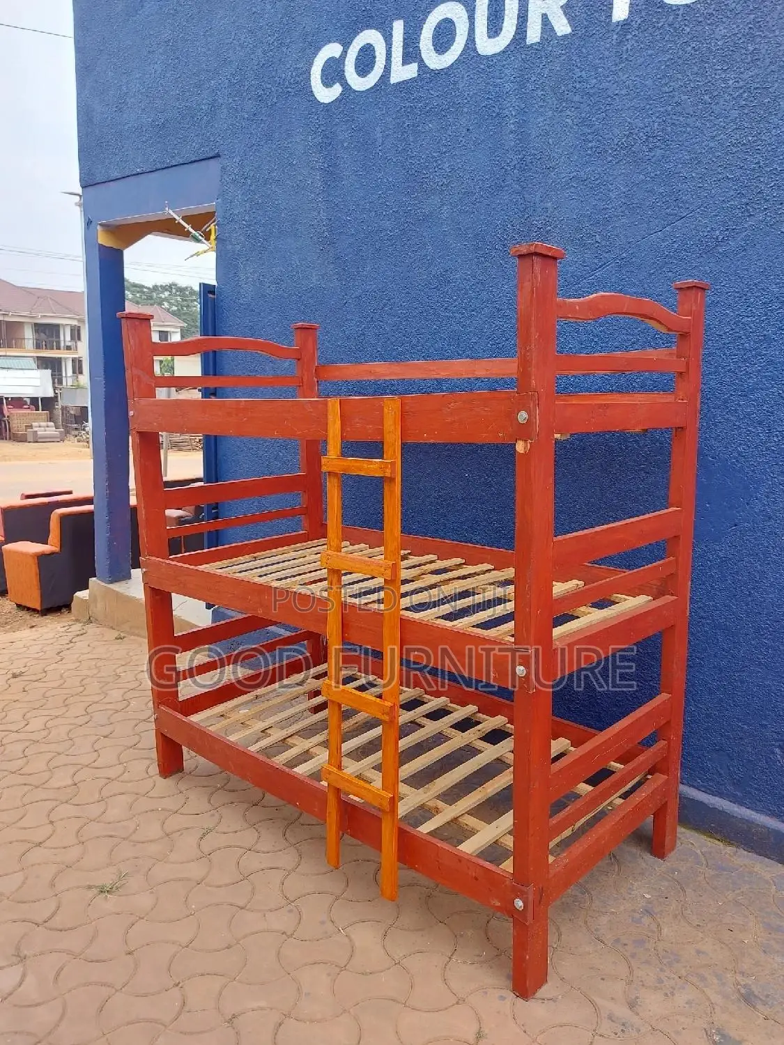 Triple Decker Bed ( Lovey Hardwood)