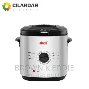 Electric Fryer Mini Fryer Household Small Round French Fries