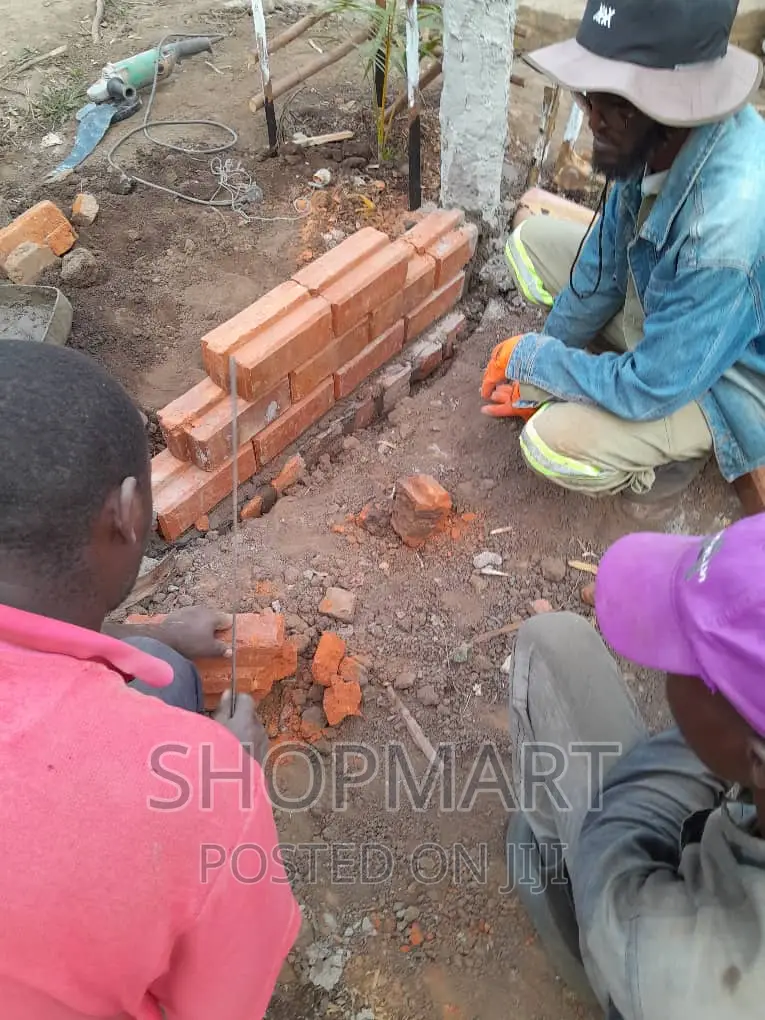 Training for Interlocking Brickmaking Construction