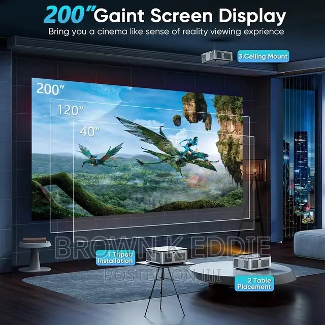 Android Wifi LED Video Movie Projector LED Home Theater