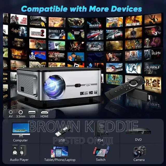 Android Wifi LED Video Movie Projector LED Home Theater