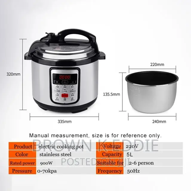 4L Multifunctional Electric Pressure Cooker