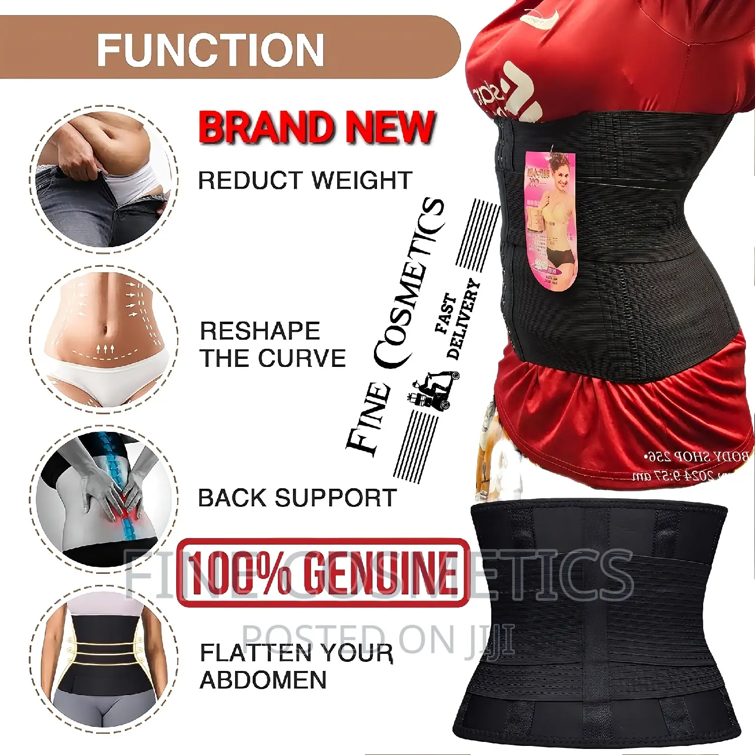 Waist Trainer Garter, H-Quality Body Shaper Belly Fat Burner