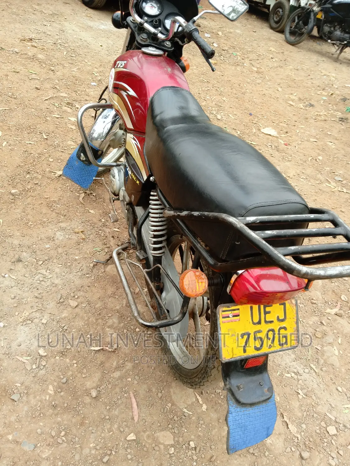 TVS XL 100 2021 Red