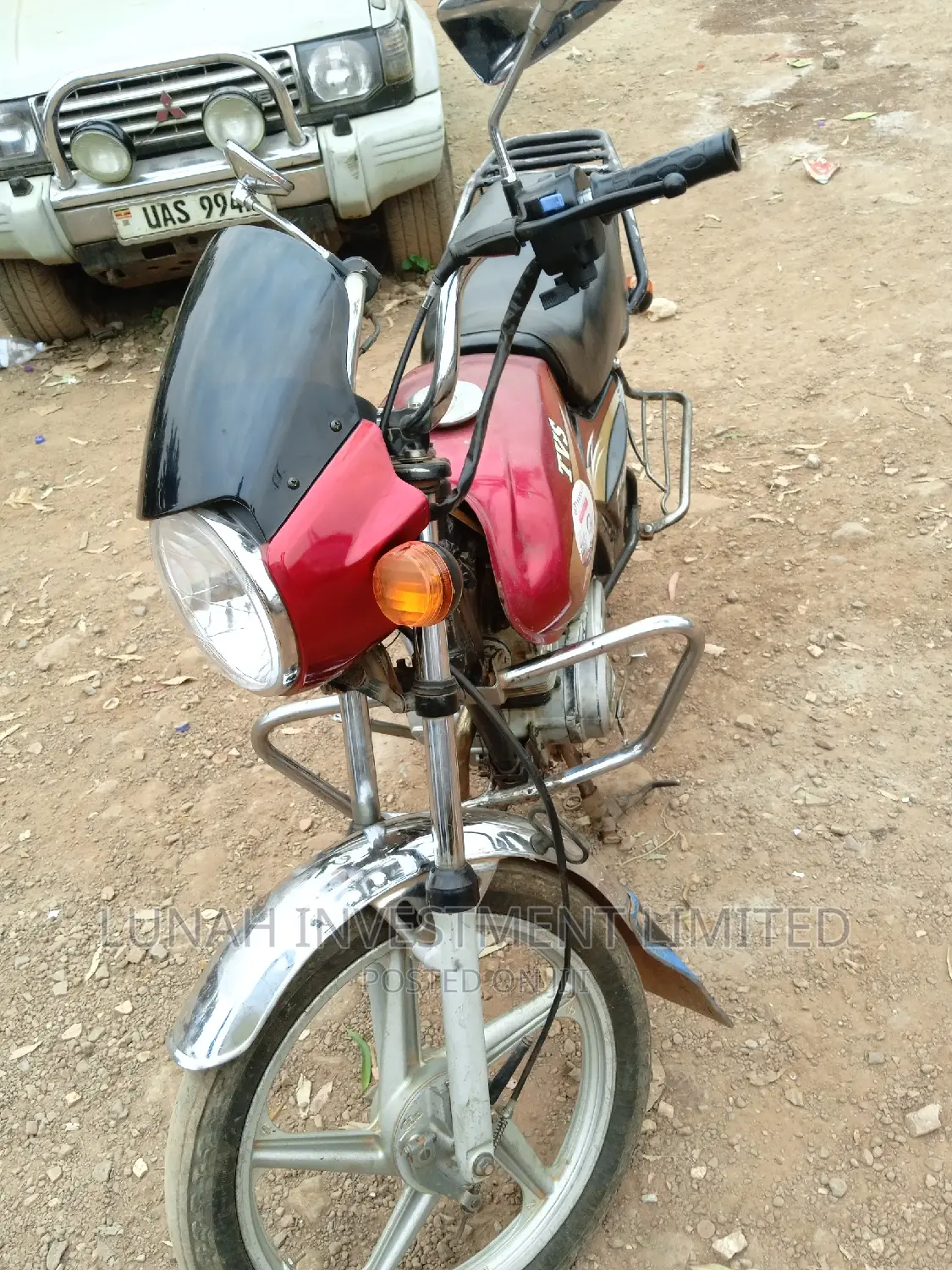 TVS XL 100 2021 Red